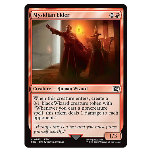 Mysidian Elder 0145 card from the Magic The Gathering set Universes Beyond - Final Fantasy