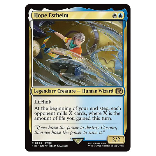 Hope Estheim 0226 card from the Magic The Gathering set Universes Beyond - Final Fantasy