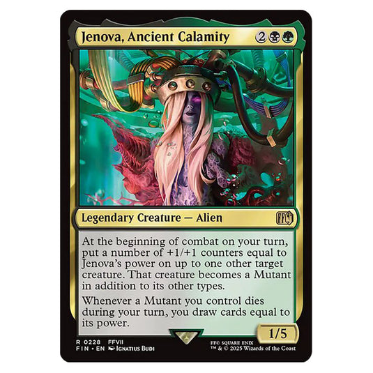 Jenova, Ancient Calamity 0228 card from the Magic The Gathering set Universes Beyond - Final Fantasy