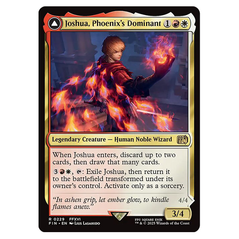 Magic The Gathering - Universes Beyond - Final Fantasy - Joshua, Phoen Magic The Gathering - Universes Beyond - Final Fantasy - Joshua, Phoen