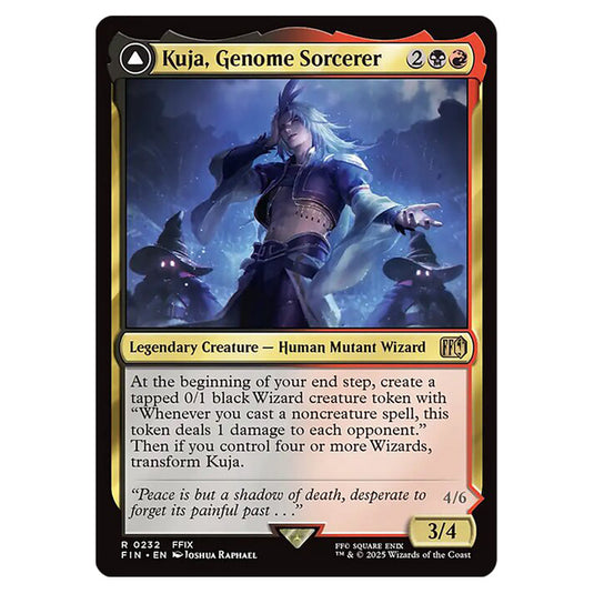 Kuja, Genome Sorcerer // Trance Kuja, Fate Defied 0232 card from the Magic The Gathering set Universes Beyond - Final Fantasy