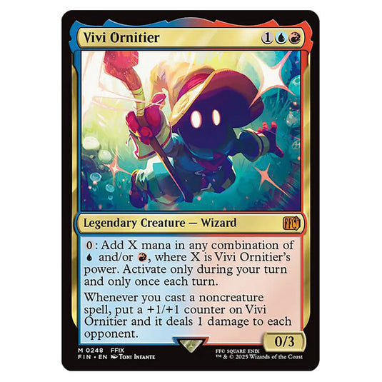 Vivi Ornitier 0248 card from the Magic The Gathering set Universes Beyond - Final Fantasy