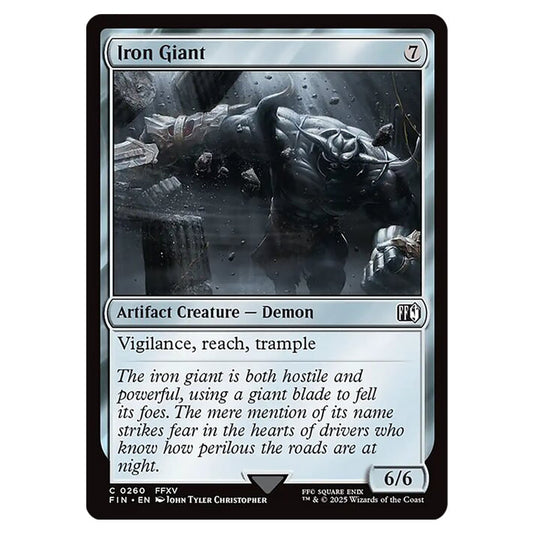 Iron Giant 0260 card from the Magic The Gathering set Universes Beyond - Final Fantasy