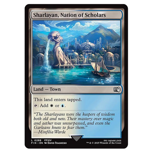 Sharlayan, Nation of Scholars 0288 card from the Magic The Gathering set Universes Beyond - Final Fantasy