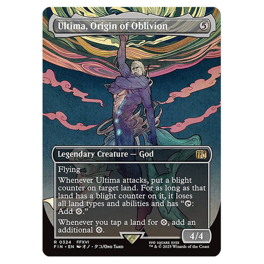 Ultima, Origin of Oblivion 0324 card from the Magic The Gathering set Universes Beyond - Final Fantasy