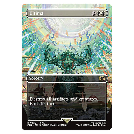 Ultima 0328 card from the Magic The Gathering set Universes Beyond - Final Fantasy