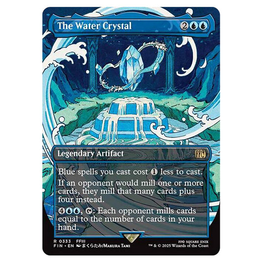 The Water Crystal 0333 card from the Magic The Gathering set Universes Beyond - Final Fantasy