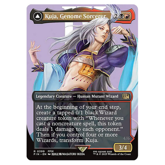 Kuja, Genome Sorcerer // Trance Kuja, Fate Defied 0399 card from the Magic The Gathering set Universes Beyond - Final Fantasy