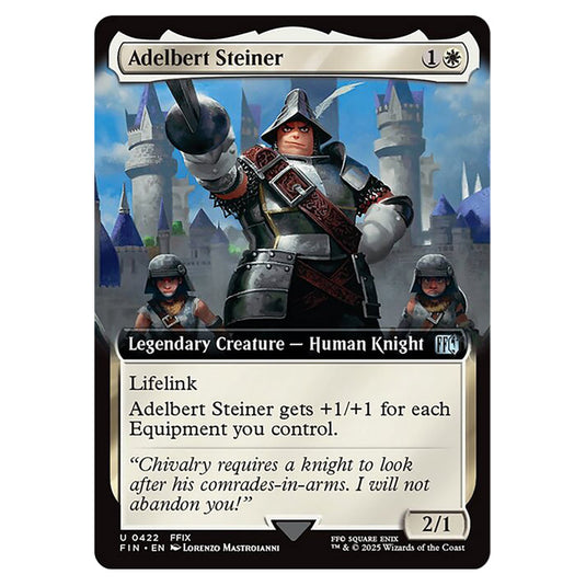 Adelbert Steiner 0422 card from the Magic The Gathering set Universes Beyond - Final Fantasy