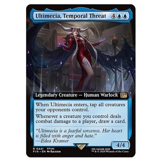 Ultimecia, Temporal Threat 0441 card from the Magic The Gathering set Universes Beyond - Final Fantasy