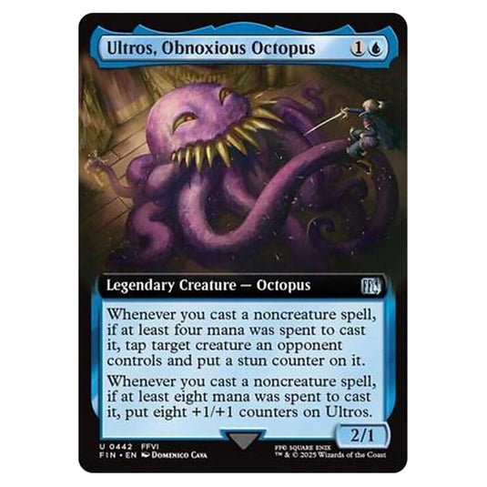 Ultros, Obnoxious Octopus 0442 card from the Magic The Gathering set Universes Beyond - Final Fantasy