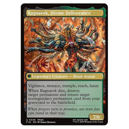 Fang, Fearless l'Cie 0446 card from the Magic The Gathering set Universes Beyond - Final Fantasy