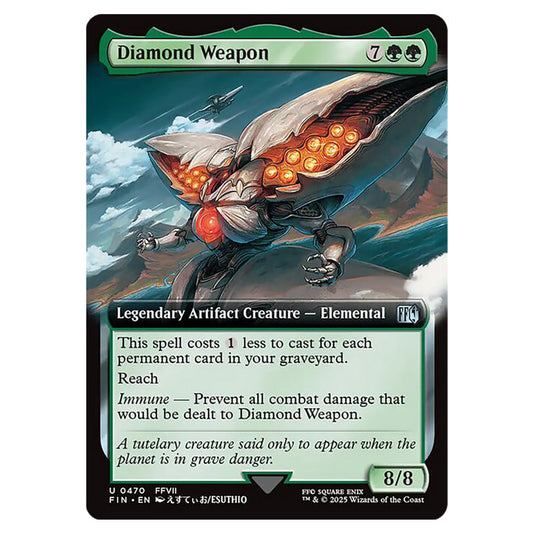 Diamond Weapon 0470 card from the Magic The Gathering set Universes Beyond - Final Fantasy