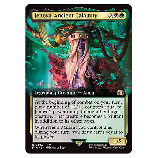 Jenova, Ancient Calamity 0493 card from the Magic The Gathering set Universes Beyond - Final Fantasy
