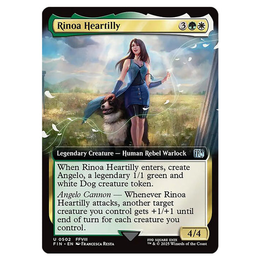 Rinoa Heartilly 0502 card from the Magic The Gathering set Universes Beyond - Final Fantasy
