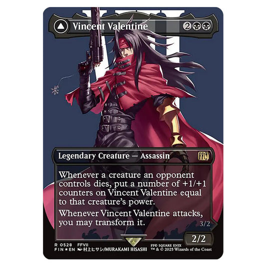 Vincent Valentine // Galian Beast 0528 card from the Magic The Gathering set Universes Beyond - Final Fantasy