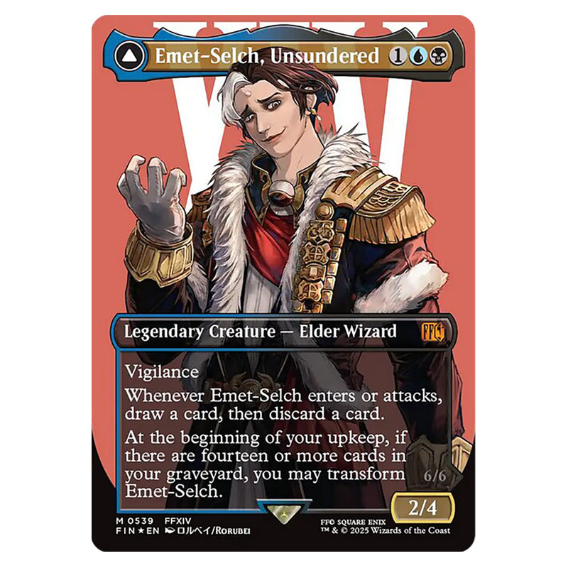 Magic The Gathering - Universes Beyond - Final Fantasy - Emet-Selch, U Magic The Gathering - Universes Beyond - Final Fantasy - Emet-Selch, U