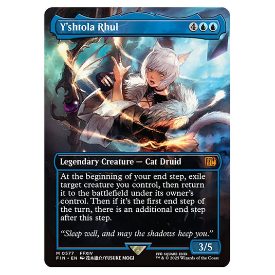 Y'shtola Rhul 0577 card from the Magic The Gathering set Universes Beyond - Final Fantasy