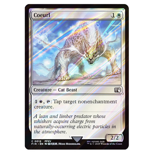 Coeurl 0012 card from the Magic The Gathering set Universes Beyond - Final Fantasy