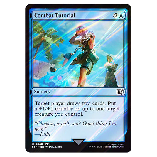 Combat Tutorial 0048 card from the Magic The Gathering set Universes Beyond - Final Fantasy