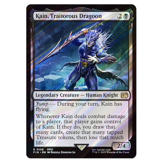 Kain, Traitorous Dragoon 0105 card from the Magic The Gathering set Universes Beyond - Final Fantasy