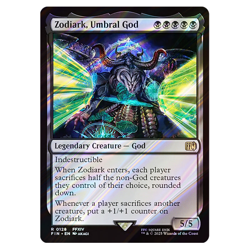 Magic The Gathering - Universes Beyond - Final Fantasy - Zodiark, Umbral God