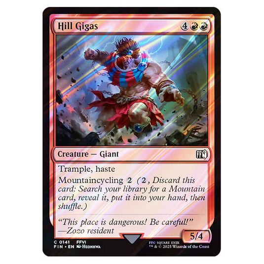 Hill Gigas 0141 card from the Magic The Gathering set Universes Beyond - Final Fantasy