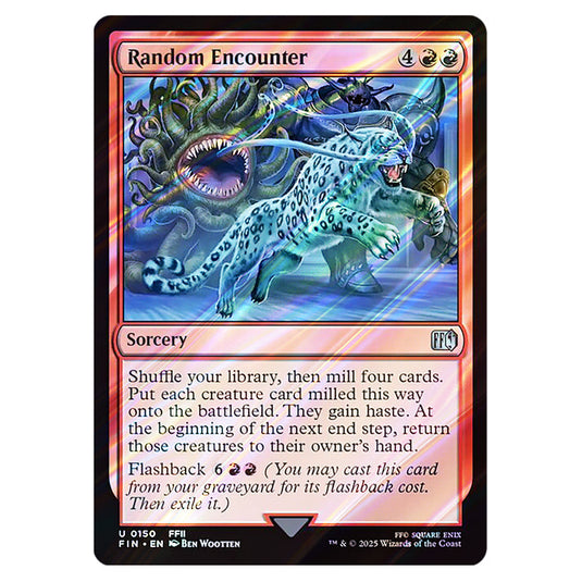 Random Encounter 0150 card from the Magic The Gathering set Universes Beyond - Final Fantasy