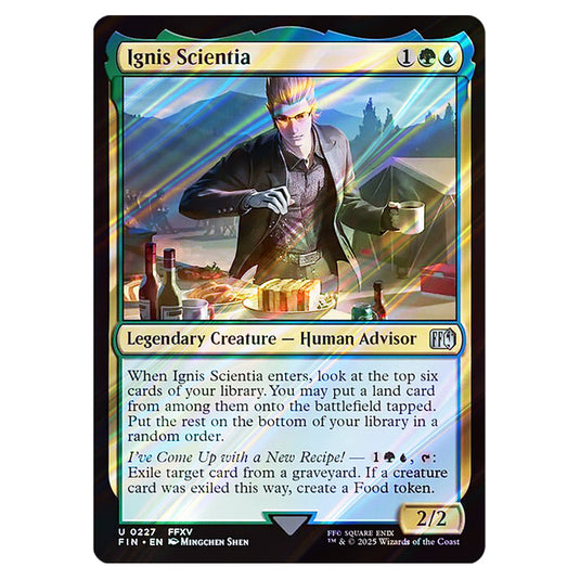 Ignis Scientia 0227 card from the Magic The Gathering set Universes Beyond - Final Fantasy