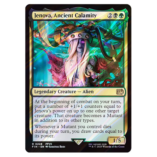 Jenova, Ancient Calamity 0228 card from the Magic The Gathering set Universes Beyond - Final Fantasy