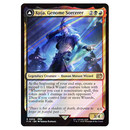 Kuja, Genome Sorcerer // Trance Kuja, Fate Defied 0232 card from the Magic The Gathering set Universes Beyond - Final Fantasy