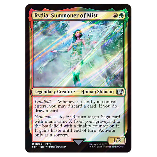 Rydia, Summoner of Mist 0239 card from the Magic The Gathering set Universes Beyond - Final Fantasy