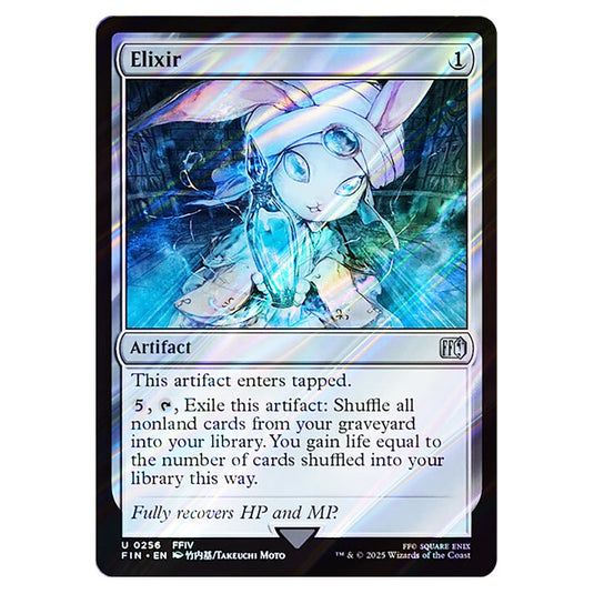 Elixir 0256 card from the Magic The Gathering set Universes Beyond - Final Fantasy
