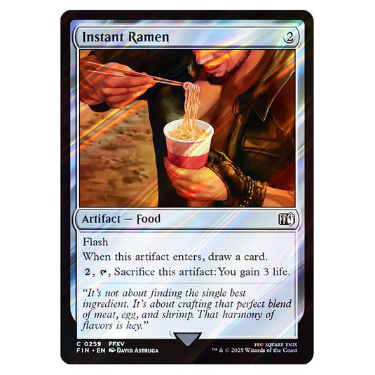 Instant Ramen 0259 card from the Magic The Gathering set Universes Beyond - Final Fantasy