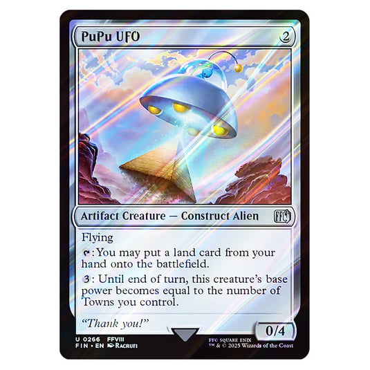 PuPu UFO 0266 card from the Magic The Gathering set Universes Beyond - Final Fantasy