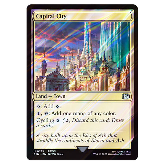 Capital City 0274 card from the Magic The Gathering set Universes Beyond - Final Fantasy