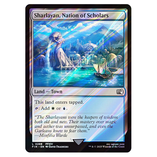Sharlayan, Nation of Scholars 0288 card from the Magic The Gathering set Universes Beyond - Final Fantasy