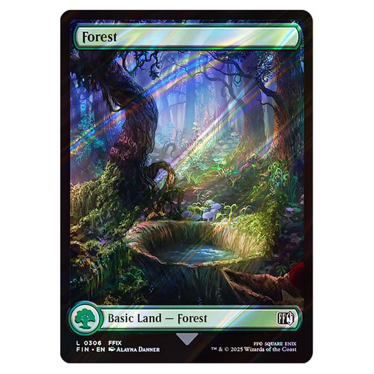 Forest 0306 card from the Magic The Gathering set Universes Beyond - Final Fantasy