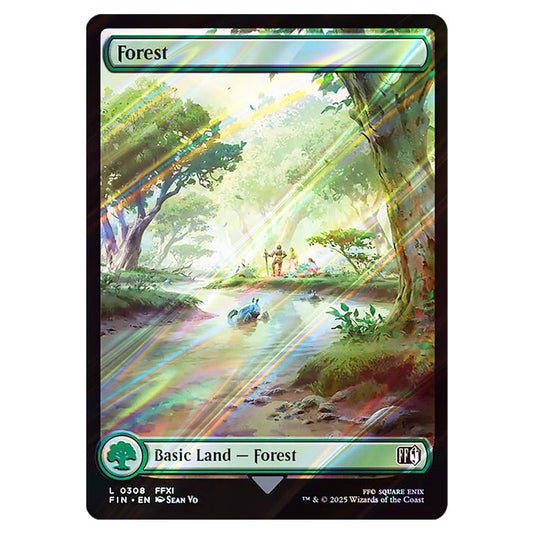 Forest 0308 card from the Magic The Gathering set Universes Beyond - Final Fantasy