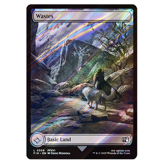 Wastes 0309 card from the Magic The Gathering set Universes Beyond - Final Fantasy