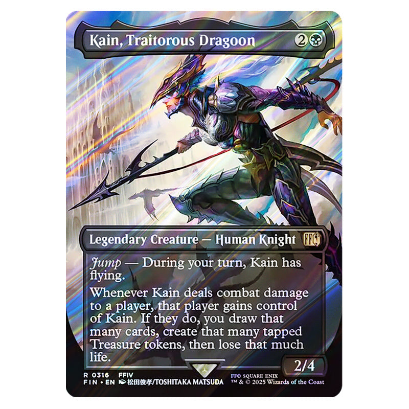 Magic The Gathering - Universes Beyond - Final Fantasy - Kain, Traitor Magic The Gathering - Universes Beyond - Final Fantasy - Kain, Traitor