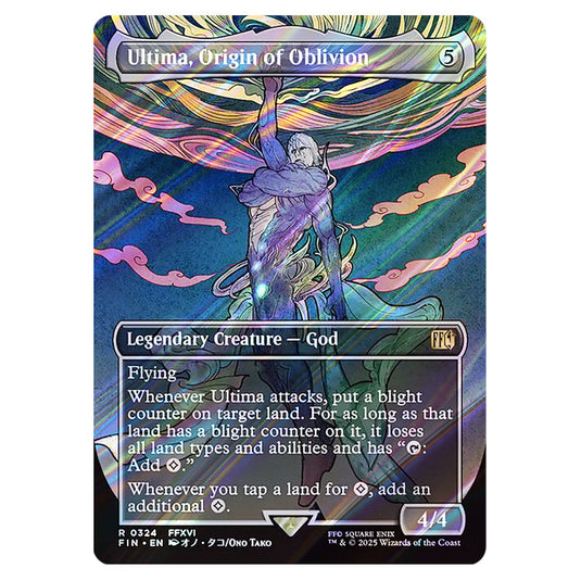 Ultima, Origin of Oblivion 0324 card from the Magic The Gathering set Universes Beyond - Final Fantasy