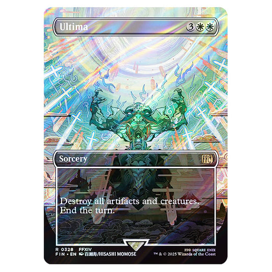 Ultima 0328 card from the Magic The Gathering set Universes Beyond - Final Fantasy