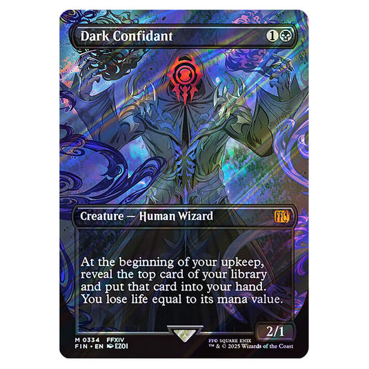 Dark Confidant 0334 card from the Magic The Gathering set Universes Beyond - Final Fantasy