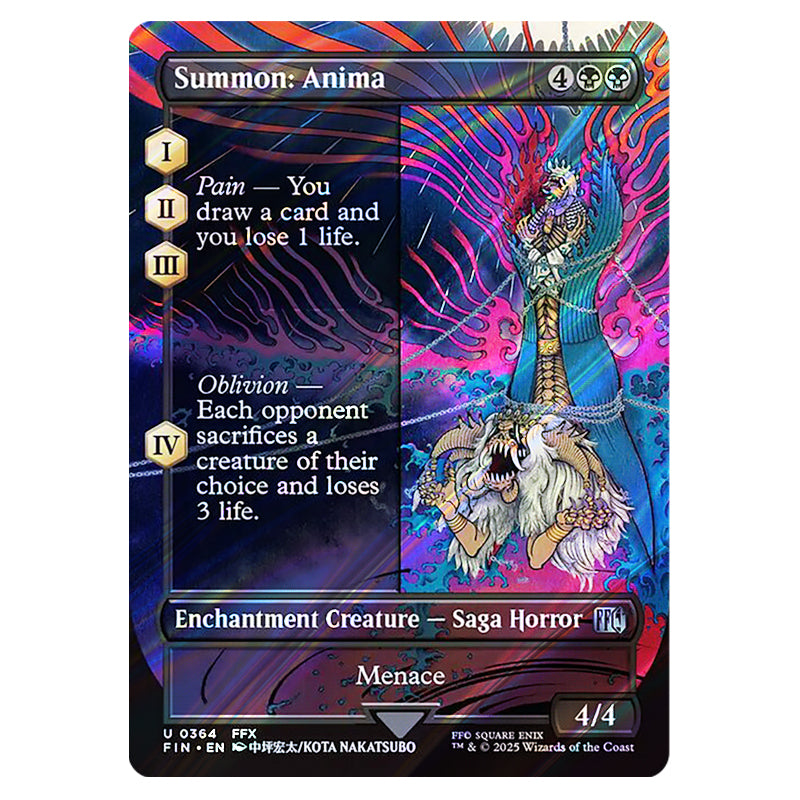Magic The Gathering - Universes Beyond - Final Fantasy - Summon - Anim Magic The Gathering - Universes Beyond - Final Fantasy - Summon - Anim
