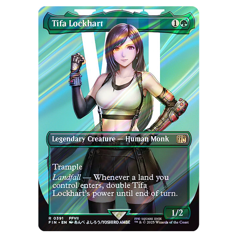 Magic The Gathering - Universes Beyond - Final Fantasy - Tifa Lockhart Magic The Gathering - Universes Beyond - Final Fantasy - Tifa Lockhart