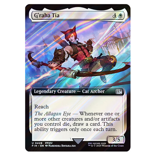 G'raha Tia 0429 card from the Magic The Gathering set Universes Beyond - Final Fantasy