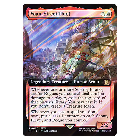 Vaan, Street Thief 0467 card from the Magic The Gathering set Universes Beyond - Final Fantasy