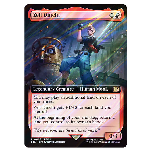 Zell Dincht 0468 card from the Magic The Gathering set Universes Beyond - Final Fantasy