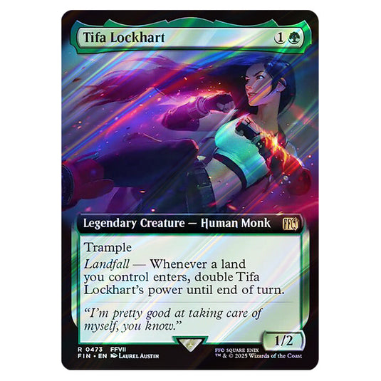 Tifa Lockhart 0473 card from the Magic The Gathering set Universes Beyond - Final Fantasy